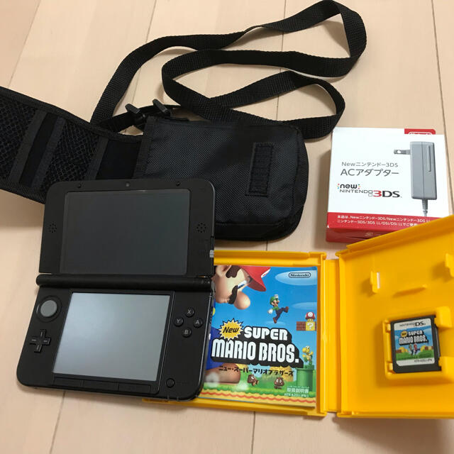 ニンテンドー3DS(ニンテンドー3DS)の【勝一様専用】Nintendo 3DS LL 本体ブルー/ブラック　他 エンタメ/ホビーのゲームソフト/ゲーム機本体(携帯用ゲーム機本体)の商品写真