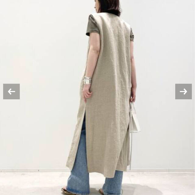 L'Appartement DEUXIEME CLASSE(アパルトモンドゥーズィエムクラス)のL'Appartement Linen Vest レディースのトップス(ベスト/ジレ)の商品写真