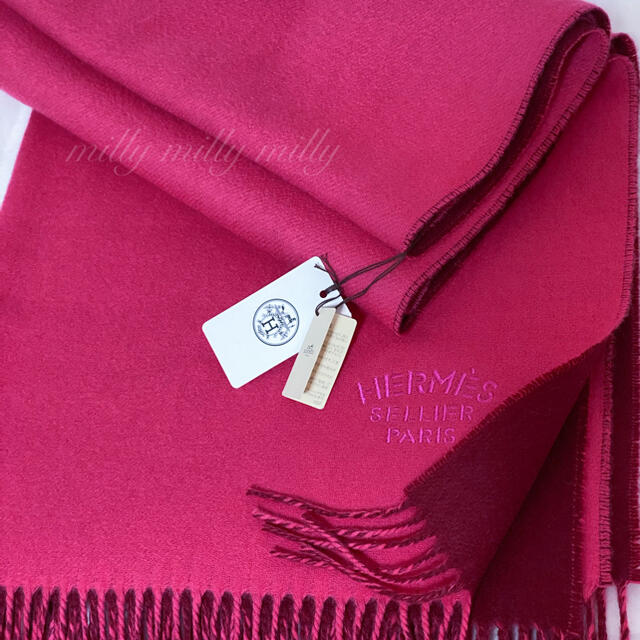 ご専用です♡未使用タグ付【HERMES】カシミアストールダブル ご専用です♡未使用タグ付【HERMES】カシミアストールダブル