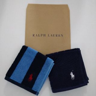 ラルフローレン(Ralph Lauren)の【新品　人気No1カラー】ラルフローレン　タオルハンカチ(ハンカチ/ポケットチーフ)