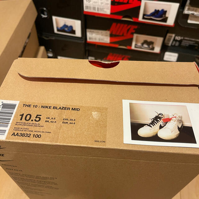 NIKE OFF WHITE THE TEN BLAZER MID 28.5