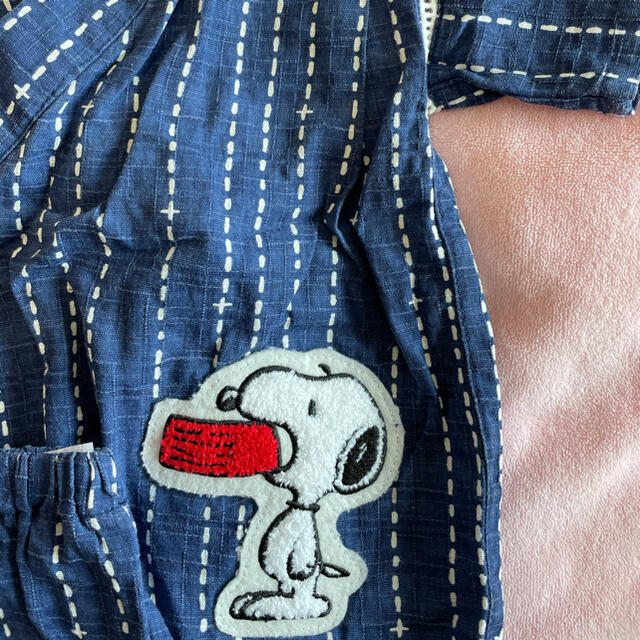 SNOOPY(スヌーピー)の◎ 甚平　スヌーピー　80 キッズ/ベビー/マタニティのベビー服(~85cm)(甚平/浴衣)の商品写真