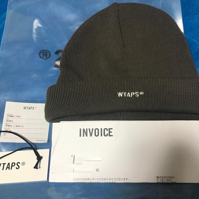 WTAPS BEANIE GREIGEニット帽/ビーニー