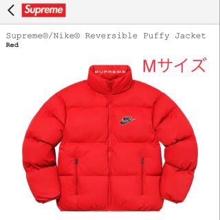 シュプリーム(Supreme)のSupreme Nike Reversible Puffy Jacket M 赤(ブルゾン)