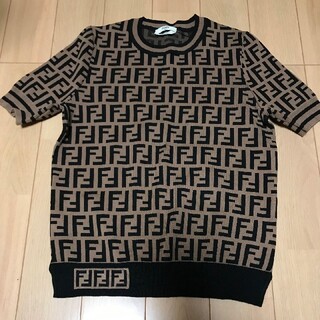 FENDI - Fendi 半袖ニットセーター の通販｜ラクマ