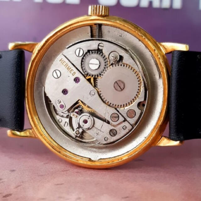 Hermes 14KGP ビンテージ 腕時計の通販 by A.LUNA ｜エルメスならラクマ - 一目惚れHERMES ◆ エルメス HOT低価
