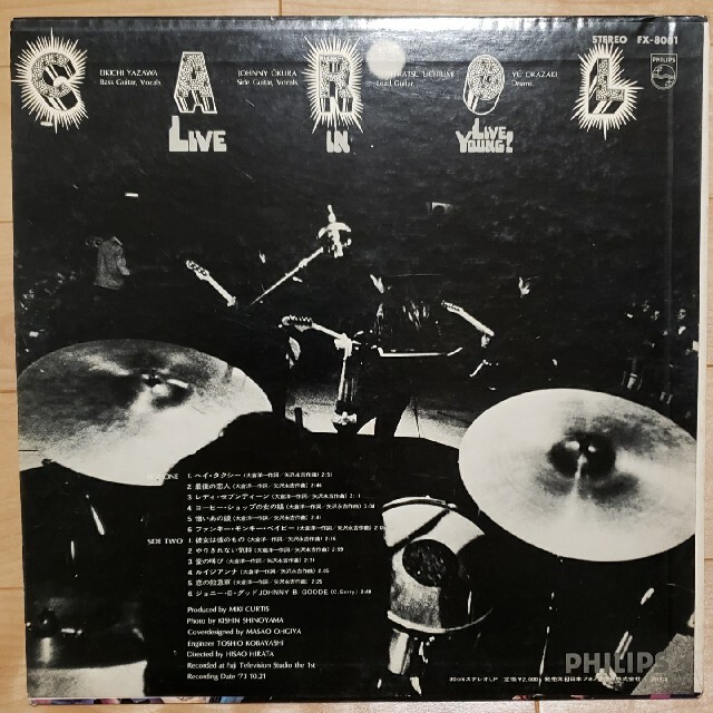 Yazawa(ヤザワコーポレーション)の廃盤LP Carol / Live In Live Young! ジャケットのみ エンタメ/ホビーのエンタメ その他(その他)の商品写真