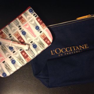 ロクシタン(L'OCCITANE)のロクシタン☆ポーチ☆未使用☆２点セット(その他)