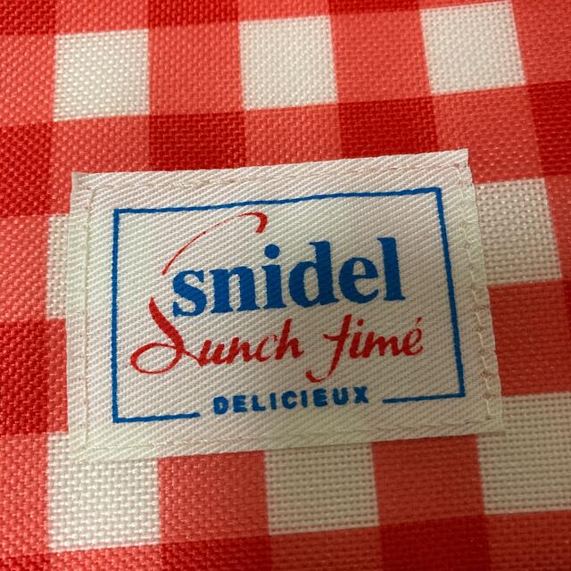 SNIDEL(スナイデル)の未使用　snidel  ギンガムランチトートバッグ　2011年MORE付録 インテリア/住まい/日用品のキッチン/食器(弁当用品)の商品写真