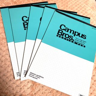 コクヨ(コクヨ)のCampus＊セクションパッド5冊セット(ノート/メモ帳/ふせん)