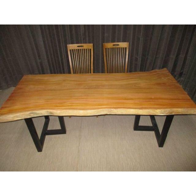 W-081 ■　欅　ケヤキ　テーブル　板　ダイニング　座卓　天板　無垢　一枚板