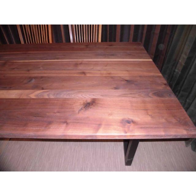 Nー090■ 特価 ウオールナット テーブル 両面完全仕上げ 座卓 天板 一枚板