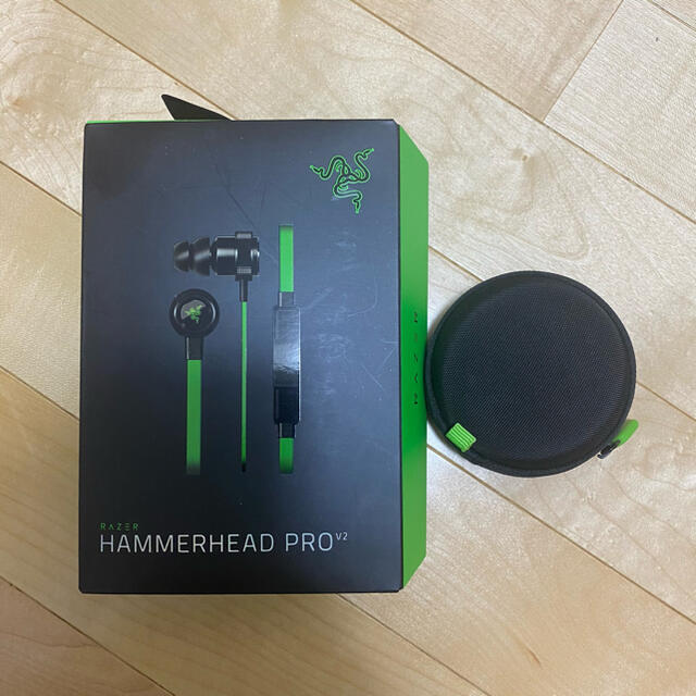 LAZER(レイザー)のRazer Hammerhead Pro V2 ゲーミングイヤホン スマホ/家電/カメラのオーディオ機器(ヘッドフォン/イヤフォン)の商品写真