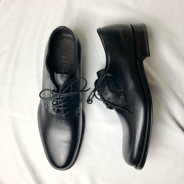 未着用 JIL SANDER プレーントゥシューズ ブラック | www.jarussi.com.br