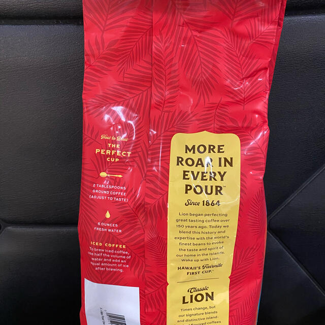 LION(ライオン)のLION COFFEE ハワイライオンコーヒーバニラマカダミア大袋680g入り 食品/飲料/酒の飲料(コーヒー)の商品写真