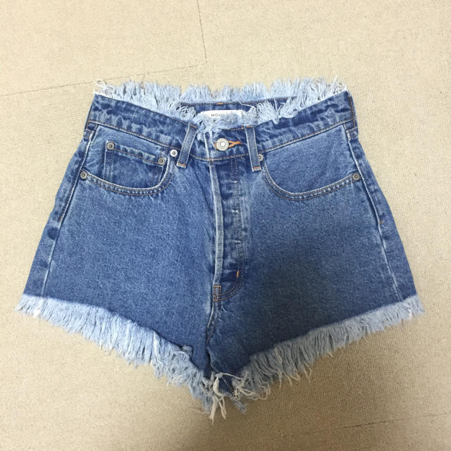 新品未使用☆moussy☆ウエストフリンジショートパンツ