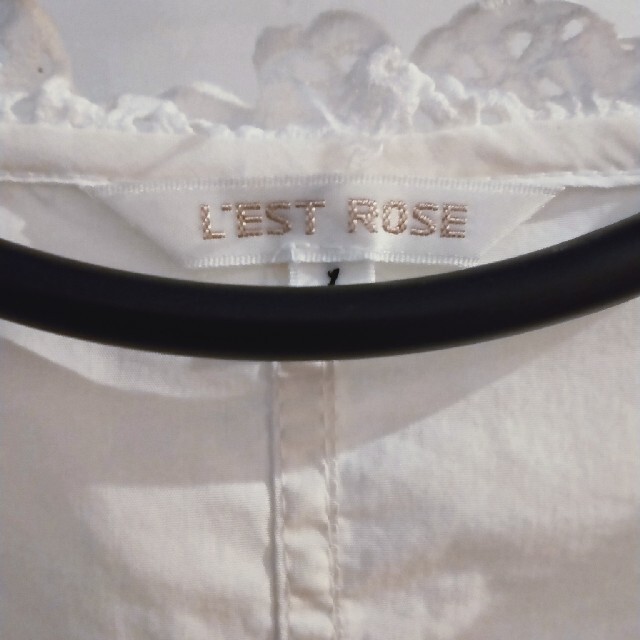 L'EST ROSE(レストローズ)のレストローズ　ショート丈ジャケット レディースのジャケット/アウター(ノーカラージャケット)の商品写真