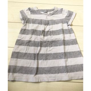 ベビーギャップ(babyGAP)のbabyGAP 女の子 ワンピース 半袖 チュニック 90cm 綿100%(ワンピース)