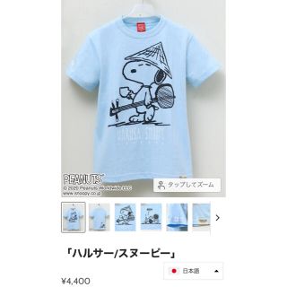 スヌーピーコレクション HABU BOX限定 ライトブルーTシャツ(Tシャツ(半袖/袖なし))