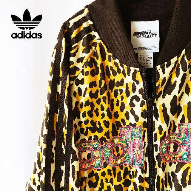 【adidas×JEREMY SCOTT】刺繍スパンコール トレフォイルロゴ