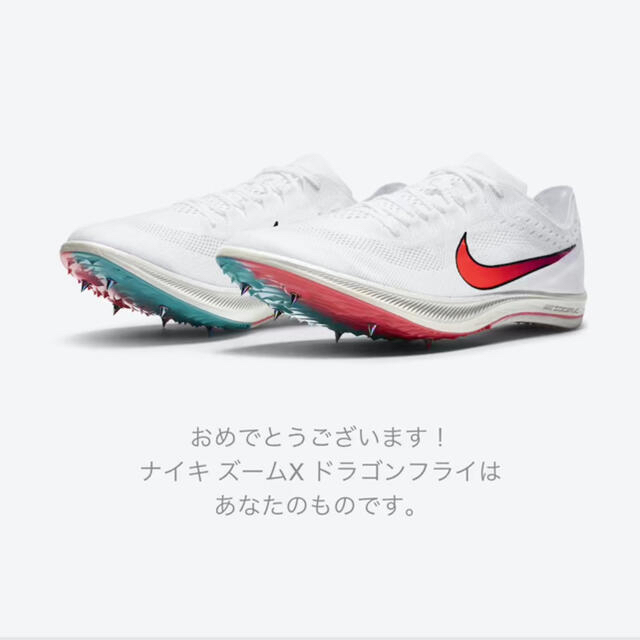 現品限り一斉値下げ!】 NIKEズームXドラゴンフライ 25.5センチ