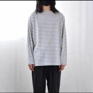 コモリ(COMOLI)のコモリ comoli ボーダーボートネック(Tシャツ/カットソー(七分/長袖))