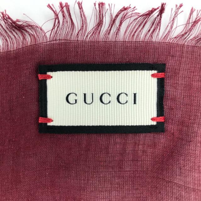 Gucci(グッチ)のGUCCI(グッチ) ストール(ショール)美品  - レディースのファッション小物(マフラー/ショール)の商品写真