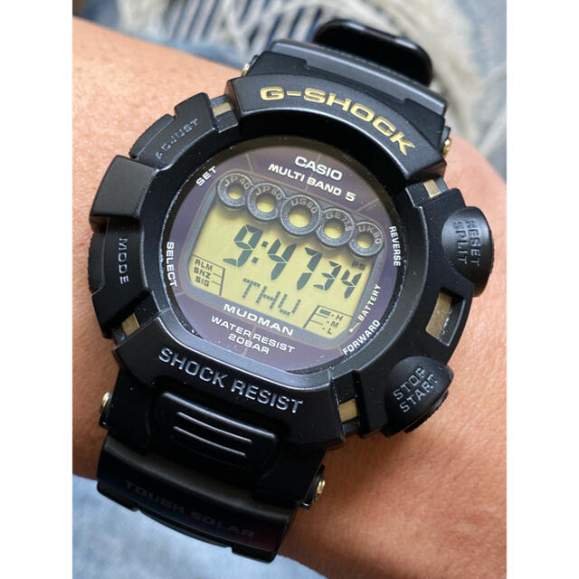 G-SHOCK/GW-9025/限定/電波/ソーラー/ゴールド/マッドマン/箱付