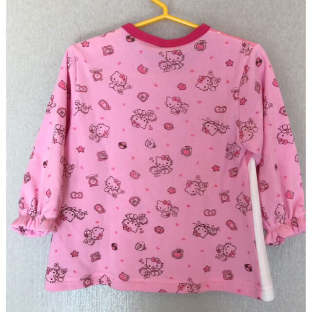 サンリオ(サンリオ)の新品パジャマ90 （ハローキティ） キッズ/ベビー/マタニティのキッズ服女の子用(90cm~)(パジャマ)の商品写真