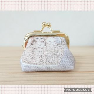 フランシュリッペ(franche lippee)のミニがま口＊バスケット＊(ポーチ)