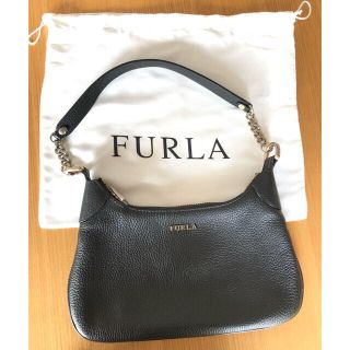 フルラ(Furla)のFURLA フルラ　ハンドバッグ　ワンハンドル　黒(ハンドバッグ)