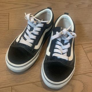 ヴァンズ(VANS)のりんご様専用！お値下げ！VANSオールドスクールブラックホワイト21センチ(スニーカー)