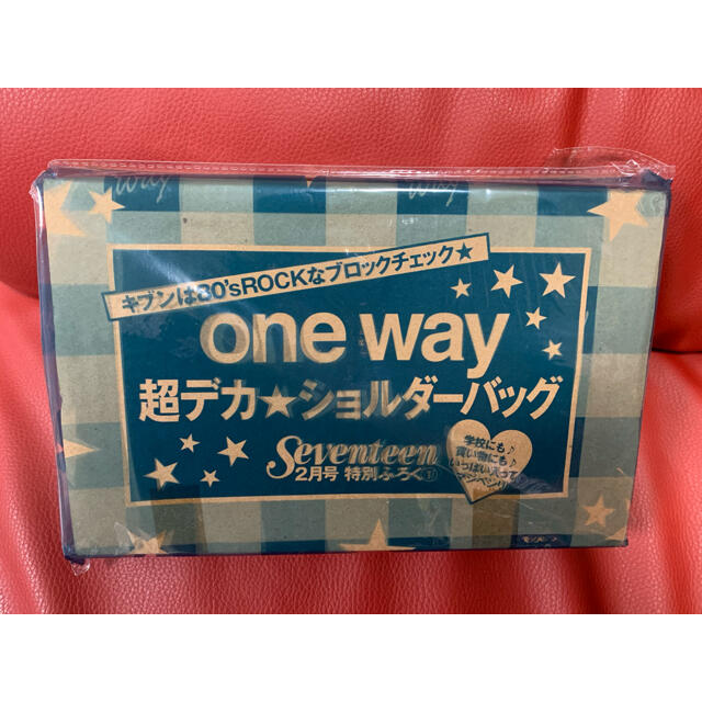 one*way(ワンウェイ)の新品！ワンウェイ　ショルダーバッグ★セブンティーン付録　one way レディースのバッグ(ショルダーバッグ)の商品写真