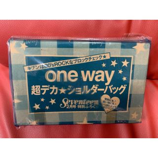 ワンウェイ(one*way)の新品！ワンウェイ　ショルダーバッグ★セブンティーン付録　one way(ショルダーバッグ)