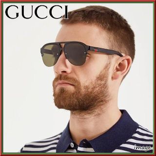 Gucci - 新品☆本物☆海外セレブ愛用☆GUCCI サングラス GG0170S 002の