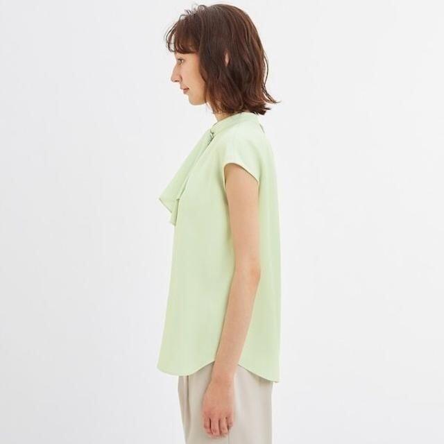 新品 XL2枚セット オフホワイト ボウタイブラウス
