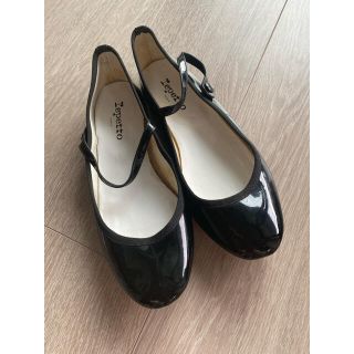 レペット(repetto)の【新品未使用】レペット  ストラップパテントバレエシューズ 38 1/2(バレエシューズ)