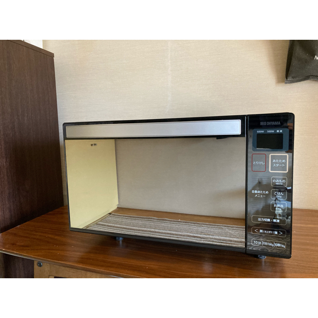 美品】アイリスオーヤマ 電子レンジ 60Hz 600W IMB-FM18-6 - 電子レンジ