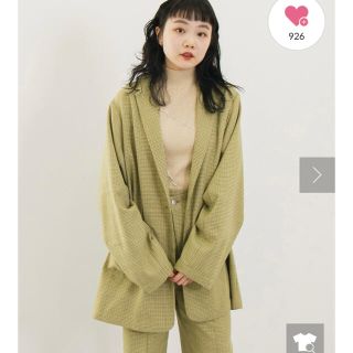 新品未使用♡ チェックBIGジャケット