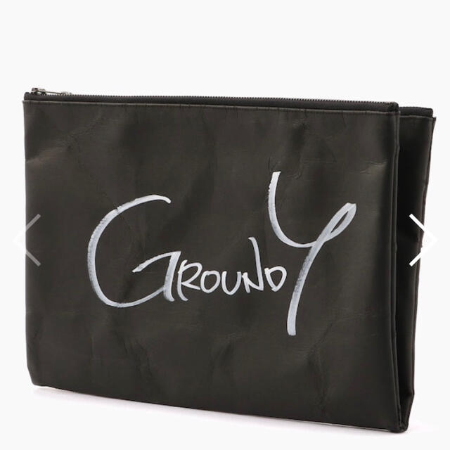 Yohji Yamamoto(ヨウジヤマモト)の【新品】GroundY クラフトクラッチバッグ  ノベルティ付き　ヨウジヤマモト メンズのバッグ(セカンドバッグ/クラッチバッグ)の商品写真