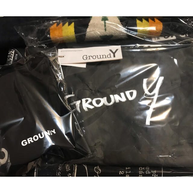 Yohji Yamamoto(ヨウジヤマモト)の【新品】GroundY クラフトクラッチバッグ  ノベルティ付き　ヨウジヤマモト メンズのバッグ(セカンドバッグ/クラッチバッグ)の商品写真