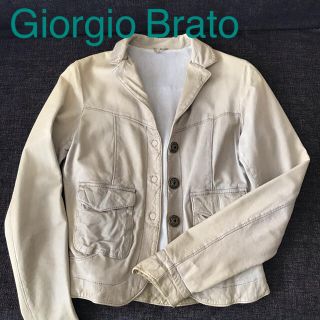 ジョルジオブラット(GIORGIO BRATO)のジョルジオブラット　Giorgio Brato レディース　テーラードジャケット(ライダースジャケット)