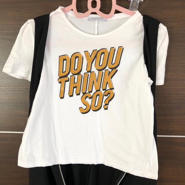 ZARA(ザラ)のZARA Tシャツワンピース　165 キッズ/ベビー/マタニティのキッズ服女の子用(90cm~)(ワンピース)の商品写真