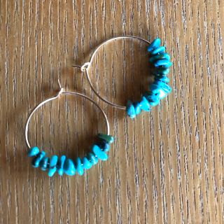 ハンドメイド　フープピアス(ピアス)