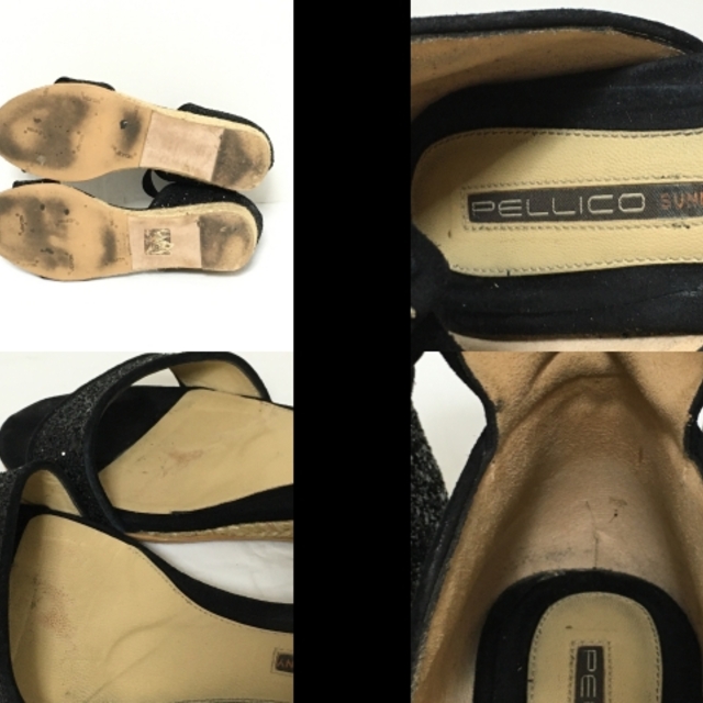 PELLICO(ペリーコ)のペリーコ パンプス 37 レディース - 黒 レディースの靴/シューズ(ハイヒール/パンプス)の商品写真
