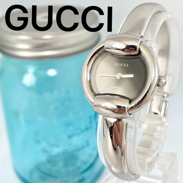 Gucci 158 グッチ時計 レディース腕時計 新品電池 ハングル シルバーの通販 By Haru S Shop グッチならラクマ