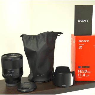 ソニー(SONY)の美品 SONY Eマウント ZEISS レンズ SEL50F14Z 50mm(レンズ(単焦点))