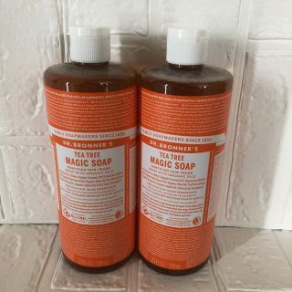 ドクターブロナー(Dr.Bronner)のドクターブロナー　マジックソープ ティートゥリー　739ml×2(ボディソープ/石鹸)