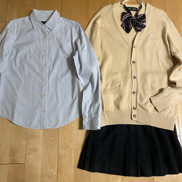 EASTBOY(イーストボーイ)のイーストボーイ カーディガン シャツ リボン スカート セット 制服 レディースのレディース その他(セット/コーデ)の商品写真