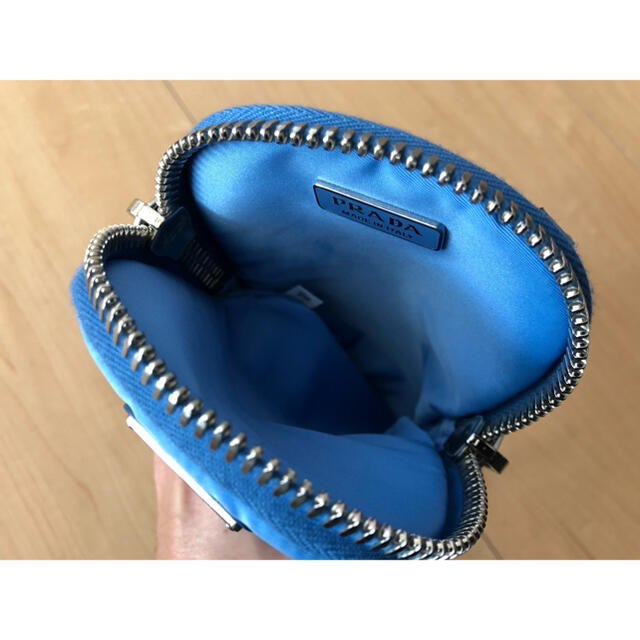 【新品・未使用】PRADAナイロンスマホケース ブルー プラダ ショルダーバッグ